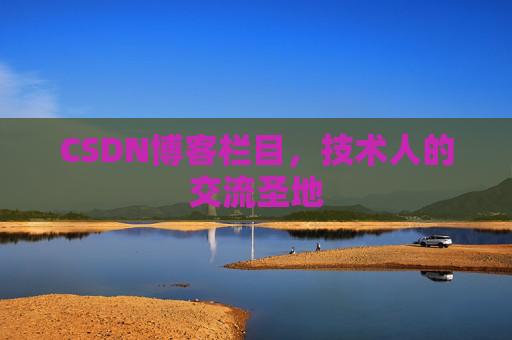 CSDN博客栏目，技术人的交流圣地