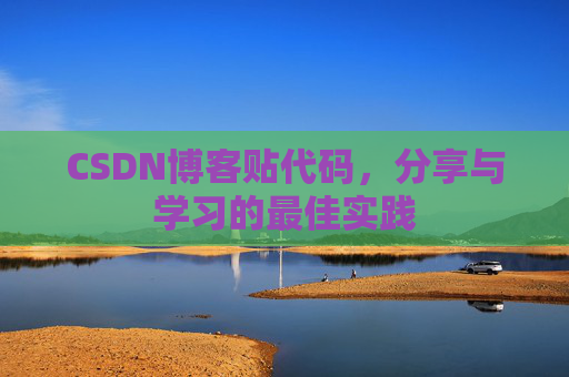 CSDN博客贴代码，分享与学习的最佳实践